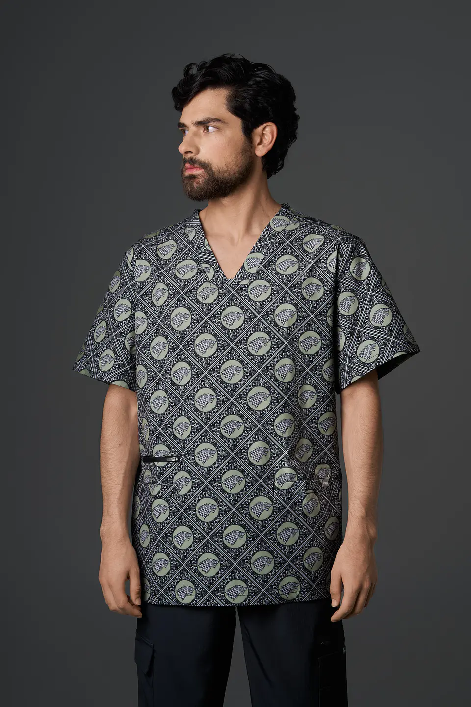 TOP HOMBRE PRINT GOT STARK 1