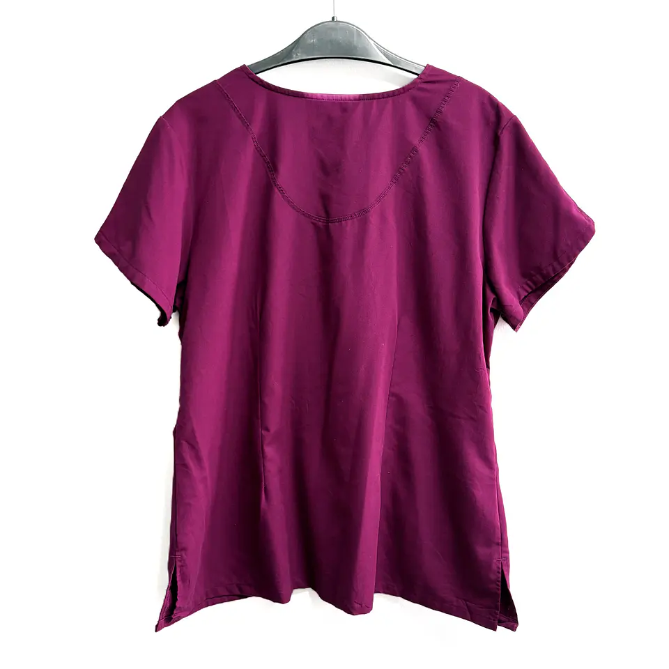 Talla XL Scrub mujer burdeo Greys Anatomy $7000 2