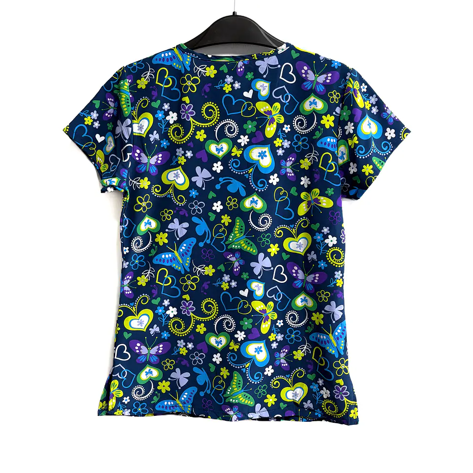 Talla S Scrub mujer diseños fondo azul marino $7000 2