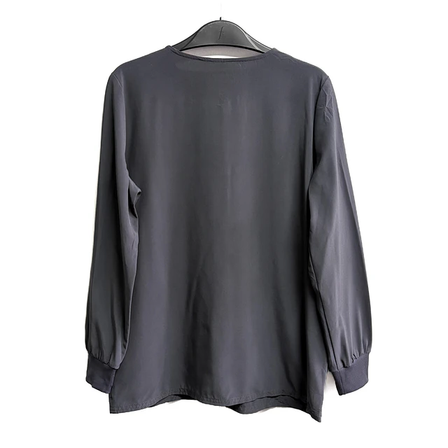 Talla S Delantal manga larga gris mujer $8000