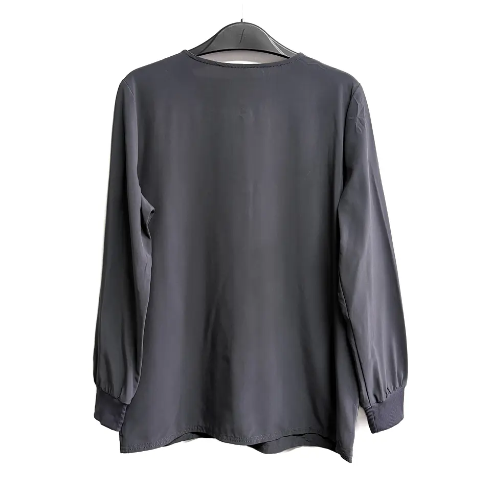 Talla S Delantal manga larga gris mujer $8000 2