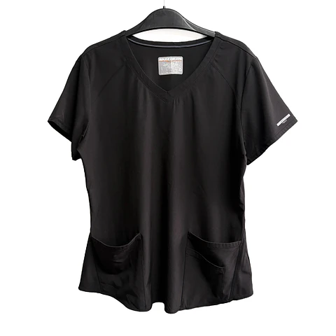 Talla L Scrub mujer negro Skechers elasticado $8000