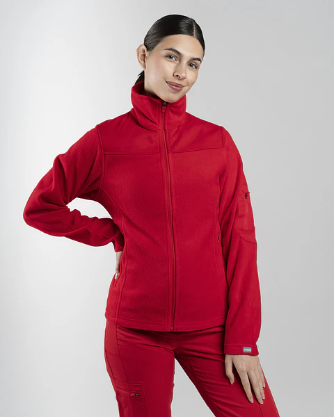 POLAR MICROFLEECE MUJER ROJO