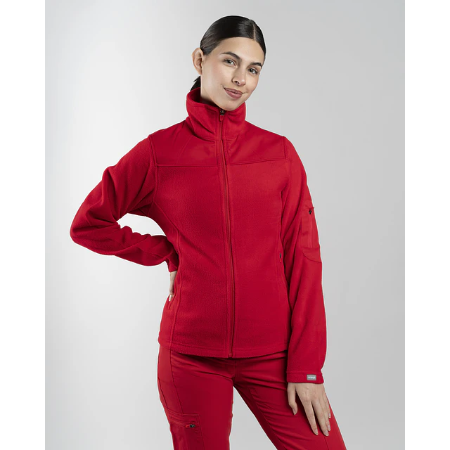 POLAR MICROFLEECE MUJER ROJO
