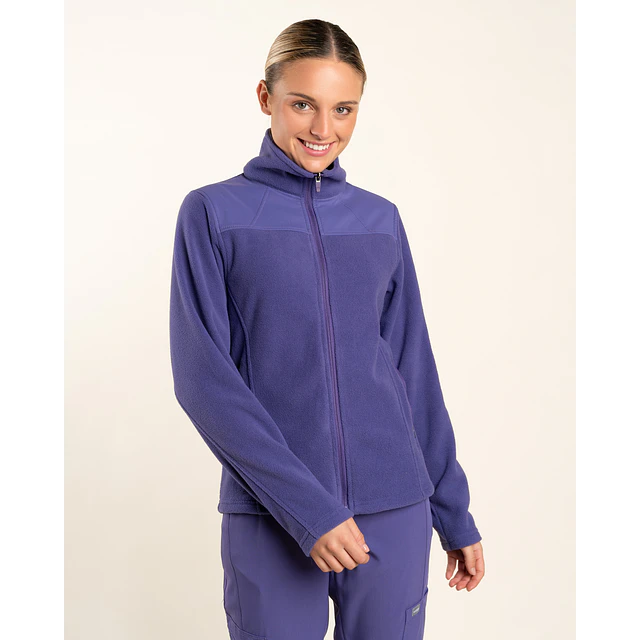POLAR MUJER MICROFLEECE MORADO
