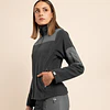 POLAR MUJER MICROFLEECE GRIS
