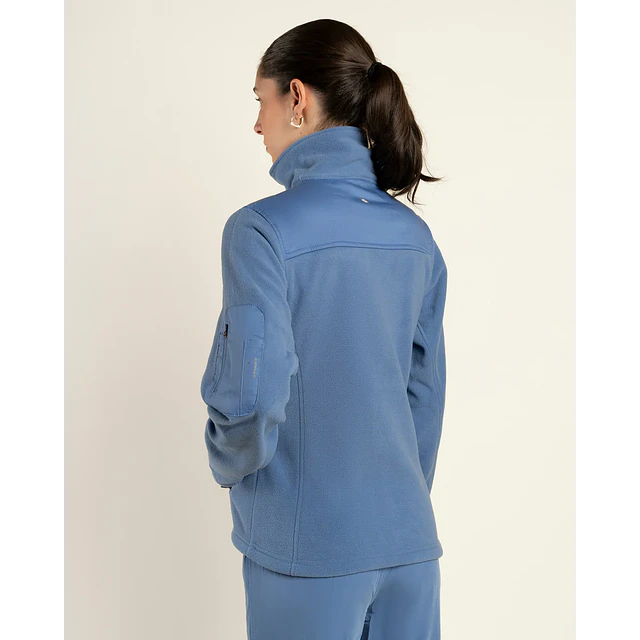 POLAR MUJER MICROFLEECE CELESTE