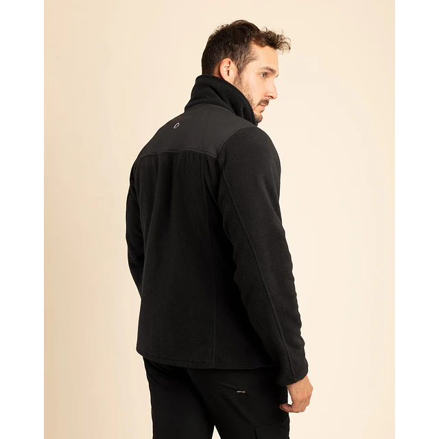 POLAR HOMBRE MICROFLEECE NEGRO