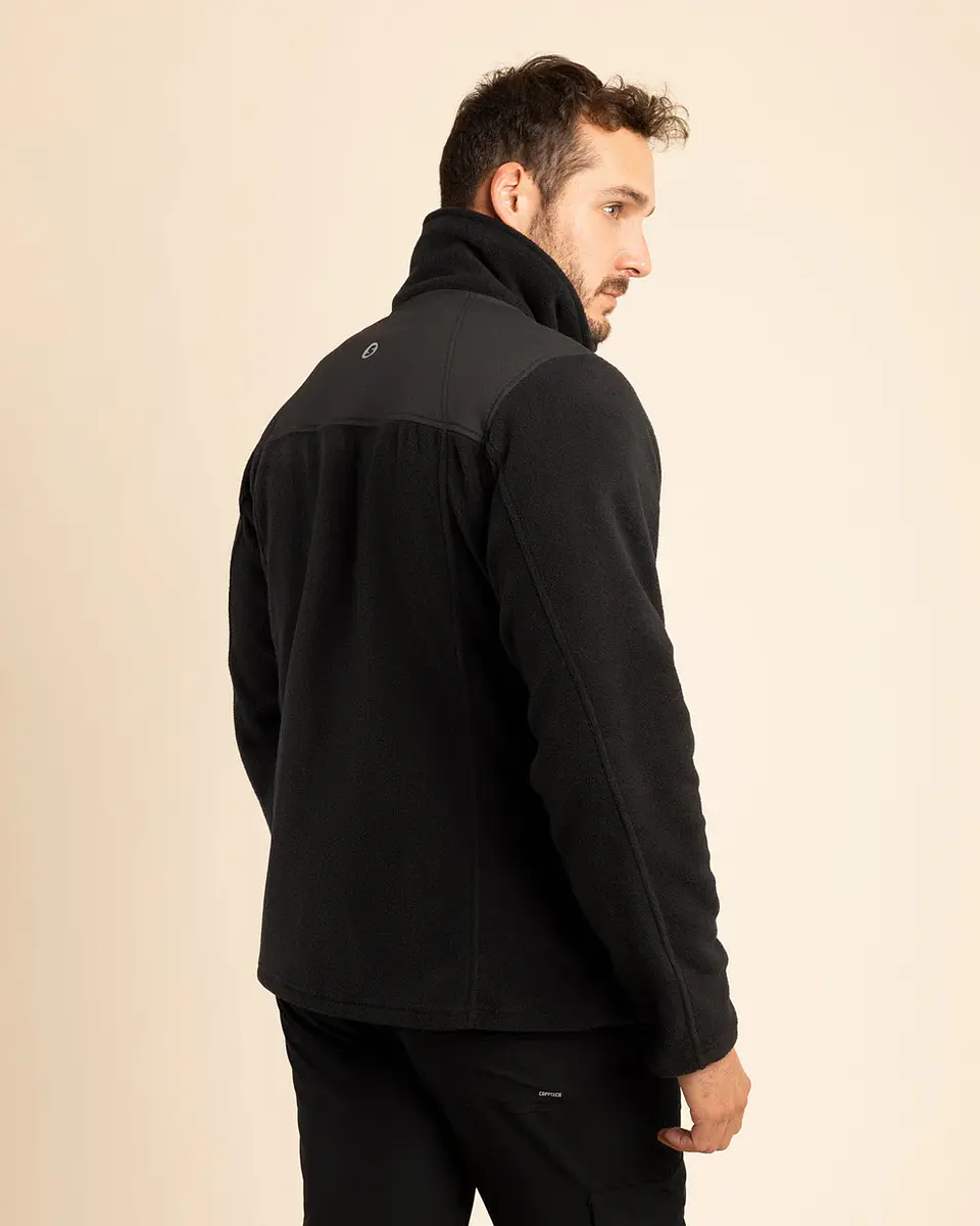 POLAR HOMBRE MICROFLEECE NEGRO 2