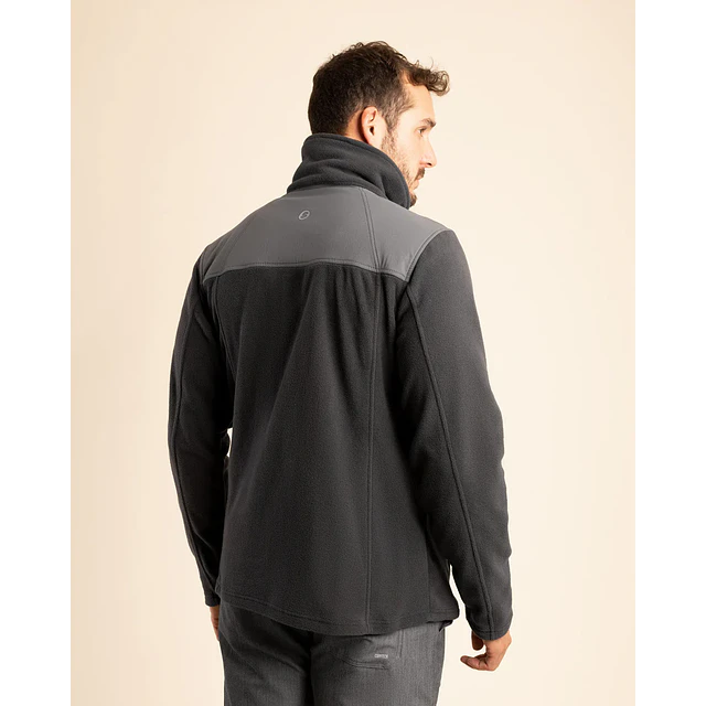 POLAR HOMBRE MICROFLEECE GRIS