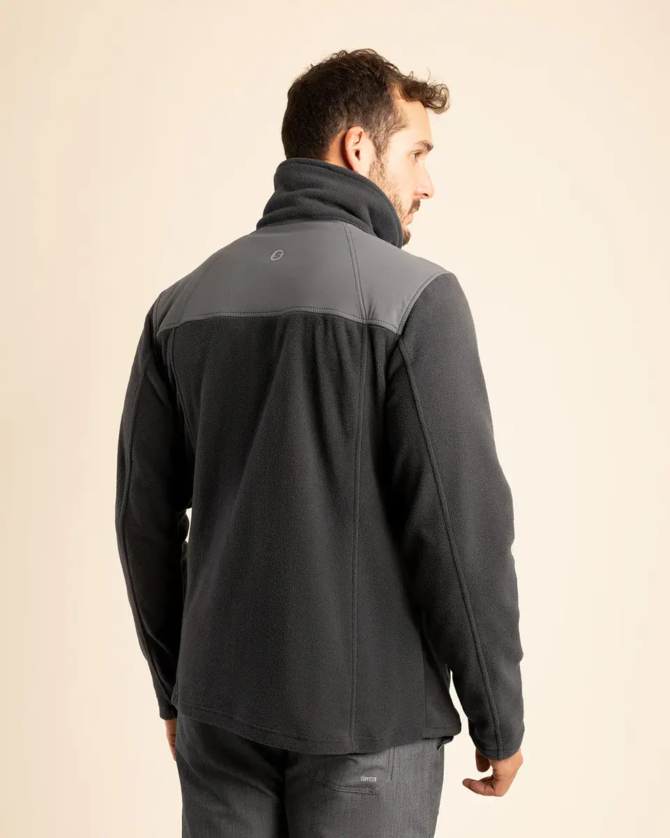 POLAR HOMBRE MICROFLEECE GRIS 2