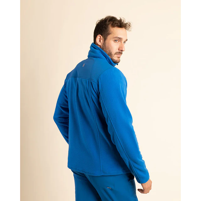 POLAR HOMBRE MICROFLEECE AZUL REY