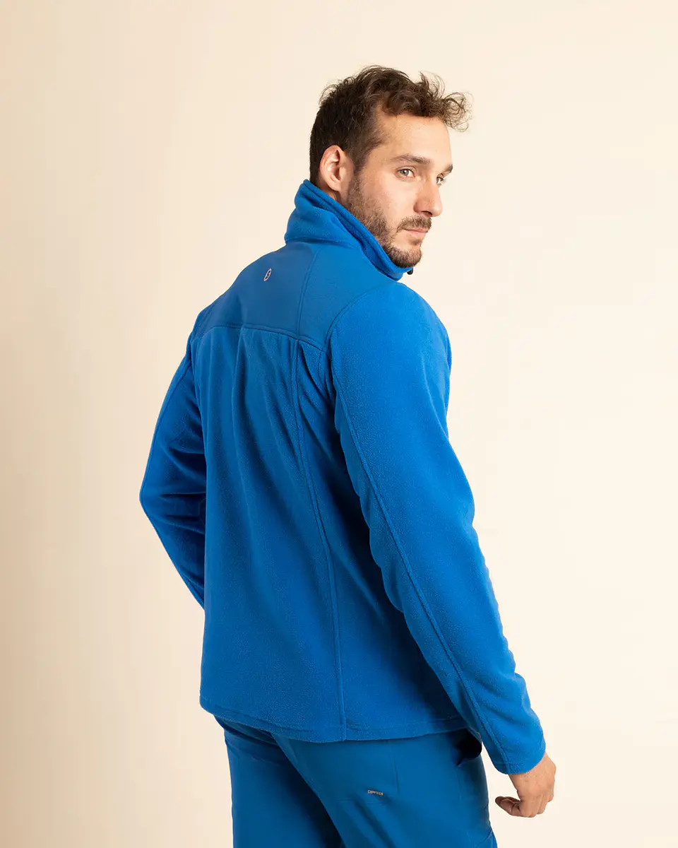 POLAR HOMBRE MICROFLEECE AZUL REY 2