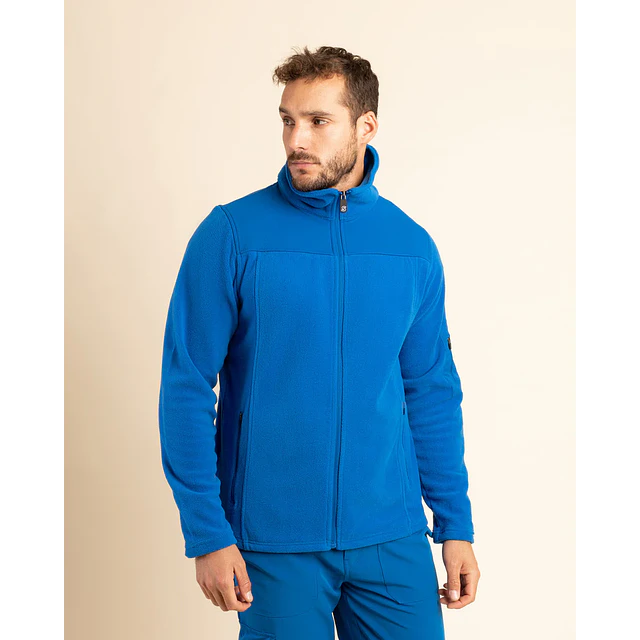 POLAR HOMBRE MICROFLEECE AZUL REY
