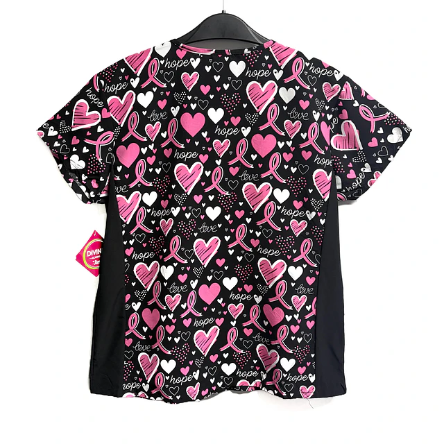 Talla L Scrub mujer diseño corazones elasticado NUEVO $10000