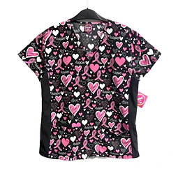 Talla L Scrub mujer diseño corazones elasticado NUEVO $10000