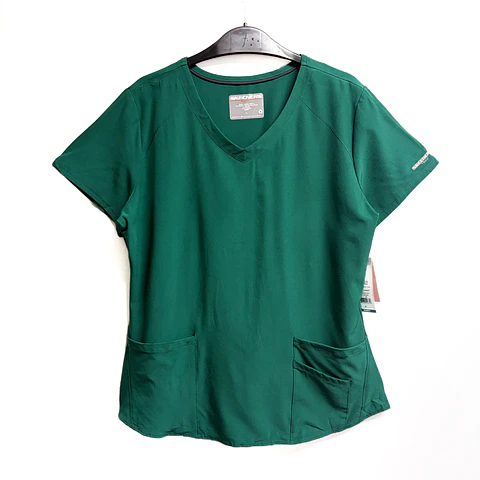 Talla L Scrub mujer verde Skechers NUEVO $10.000