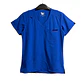 Talla S Scrub mujer azul rey antifluido semielasticado Monarch $8000 - Miniatura 1