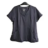 Talla L Scrub gris mujer elasticado $8000