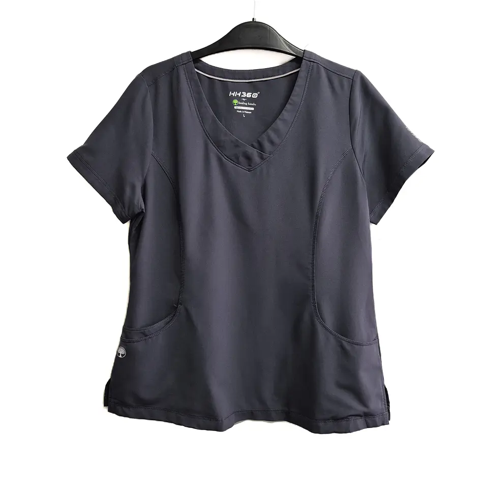 Talla L Scrub gris mujer elasticado $8000 1