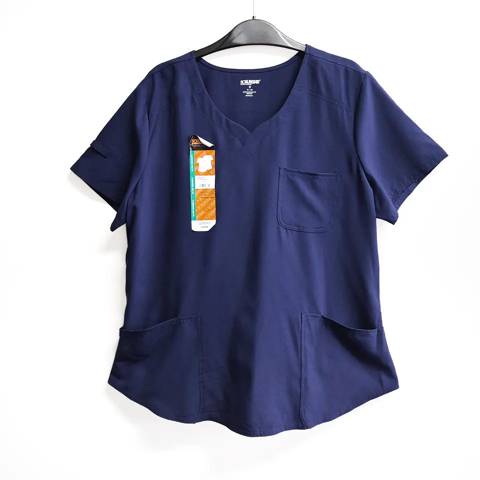 Talla XL Scrub mujer azul marino elasticado NUEVO $10.000 1