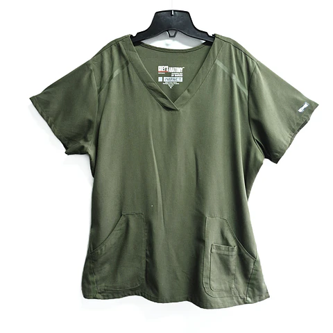Talla XL Scrub verde musgo mujer Greys Anatomy $7000
