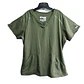 Talla XL Scrub verde musgo mujer Greys Anatomy $7000 - Miniatura 1
