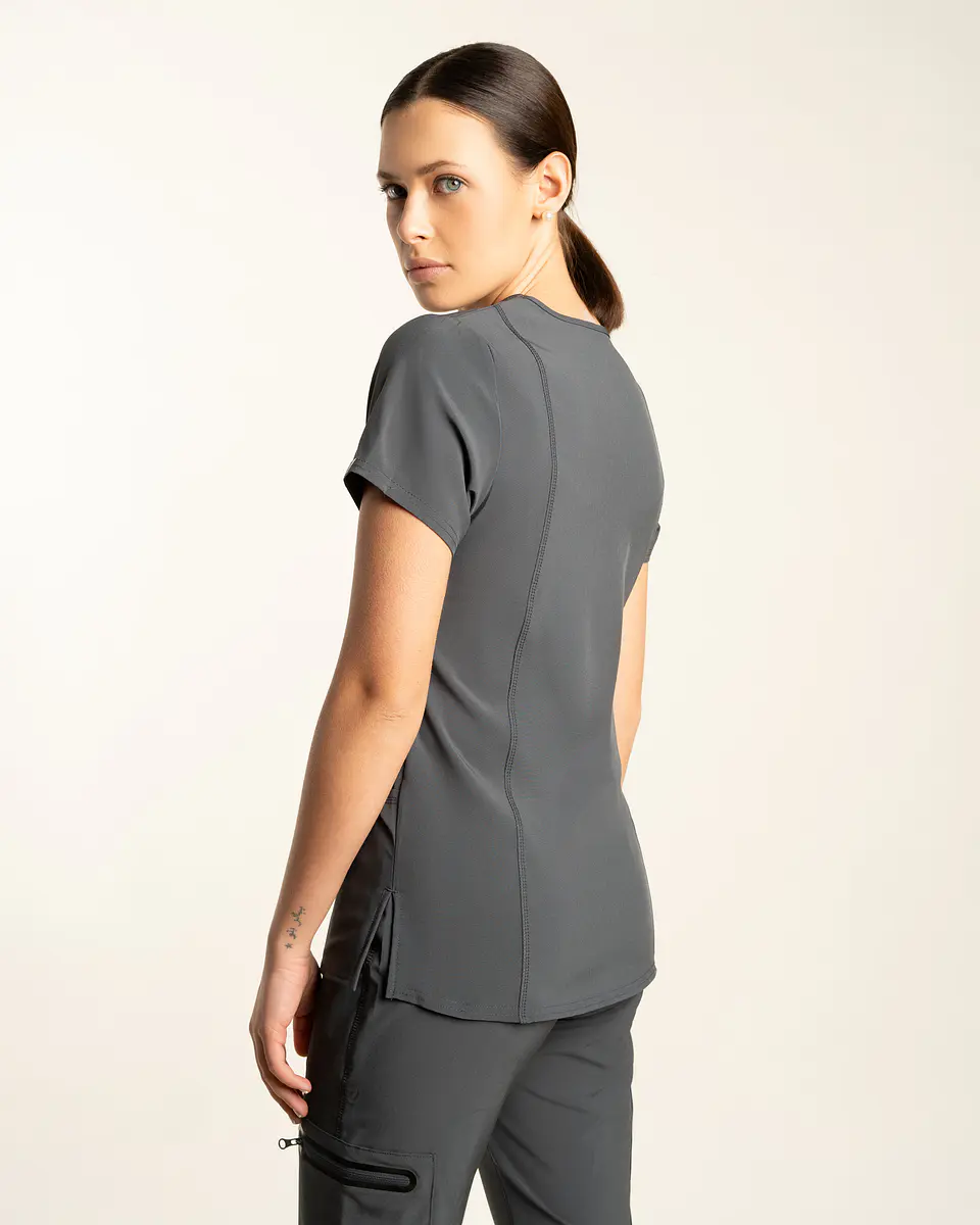 TOP MUJER GRIS SPORT STRETCH 2