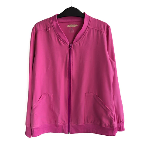 Talla L Scrub mujer manga larga fucsia antifluido $8000