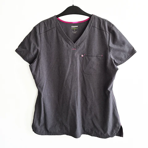 Talla L Scrub gris mujer antifluido $8000