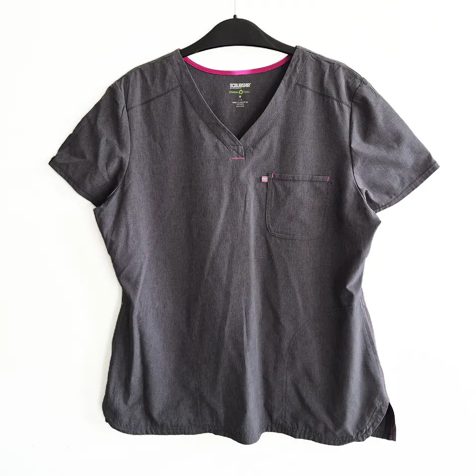 Talla L Scrub gris mujer antifluido $8000 1