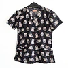 Talla M Scrub mujer diseño perritos pugs elasticado $8000