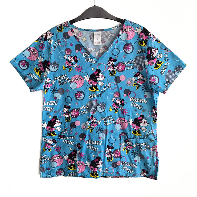 Talla M Scrub mujer Minnie semielasticado $9000