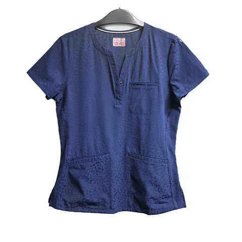 Talla XS Scrub mujer azul marino elasticado antifluido $8000