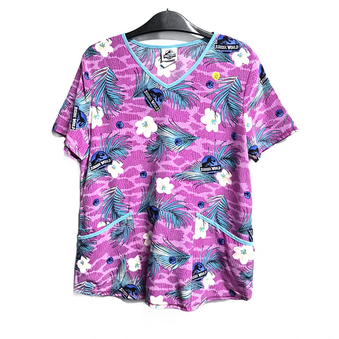 Talla M Scrub mujer Jurrasic World elasticado $9000