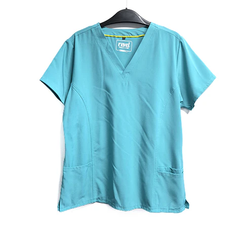 Talla M Scrub mujer turquesa elasticado $8000