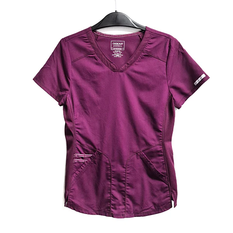 Talla XS Scrub mujer burdeo semielasticado $8000