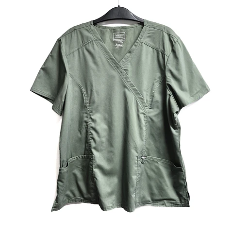 Talla 2XL Scrub mujer verde olivo semielasticado Cherokee $8000