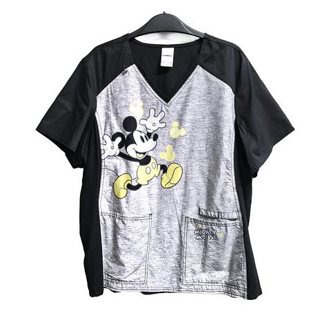 Talla 2XL Scrub mujer diseño Mickey semielasticado $9000