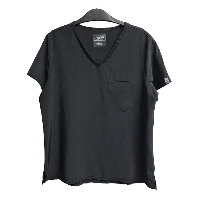 Talla L Scrub mujer negro semielasticado $8000