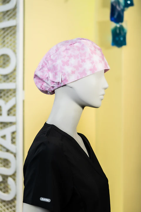 Gorro clínico mariposas