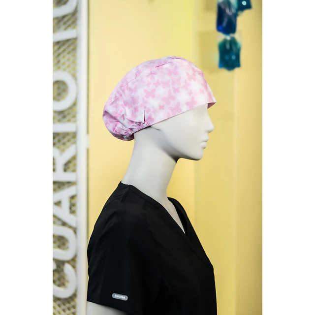 Gorro clínico mariposas