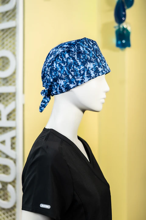 Gorro clínico diseños azules