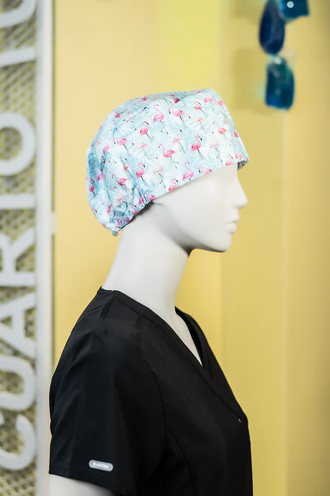 Gorro clínico flamencos