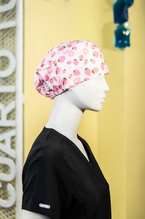 Gorro clínico frutillas