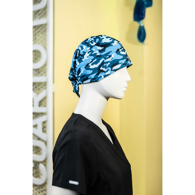 Gorro clínico diseño militar 