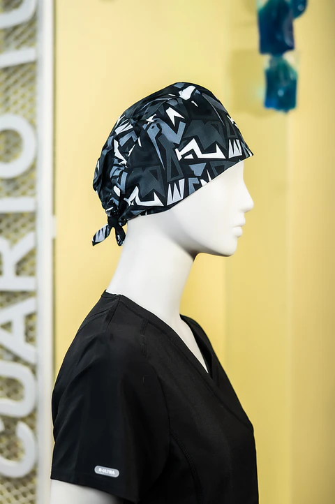 Gorro clínico diseños geométricos