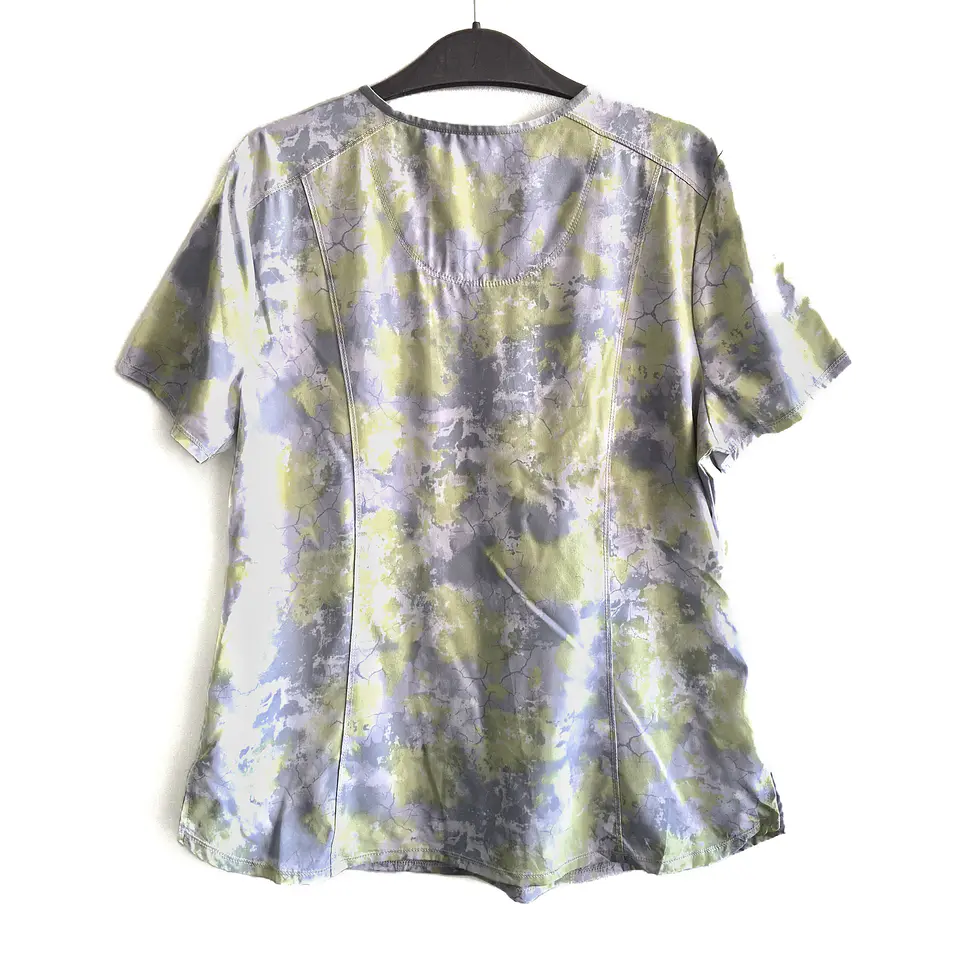 Talla L Scrub mujer infinity diseños verdes y gris $8000 2