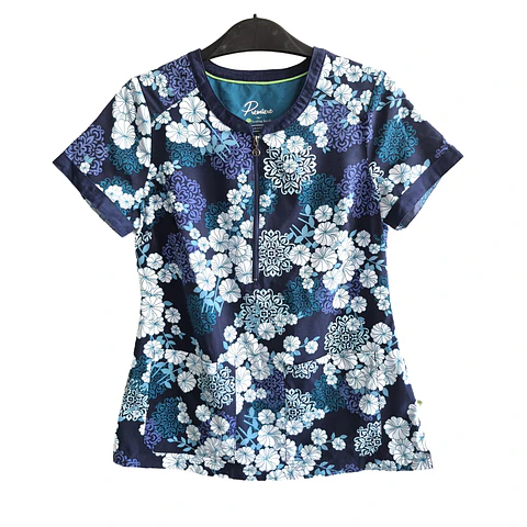 Talla S Scrub mujer flores semielasticado $7000