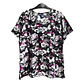 Talla L Scrub mujer semielasticado flores y mariposas $8000 - Miniatura 1